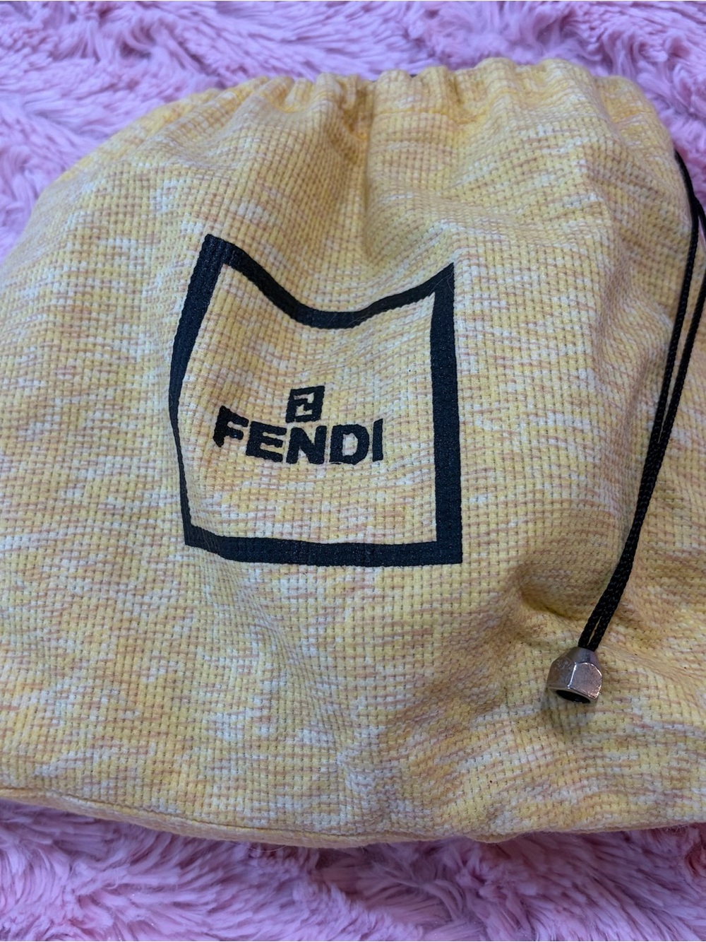 🔥EUC Authentic Fendi Mini Crescent Bag With Iconic FF Canvas - Picture 10 of 10